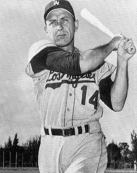 Gil Hodges in uniform.