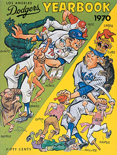 1970 Dodgers Yearbook