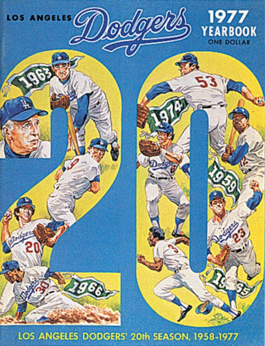1977 Dodgers Yearbook