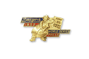 1952 World Series Dodgers - press pin