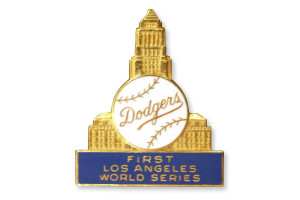 1959 World Series Dodgers - press pin